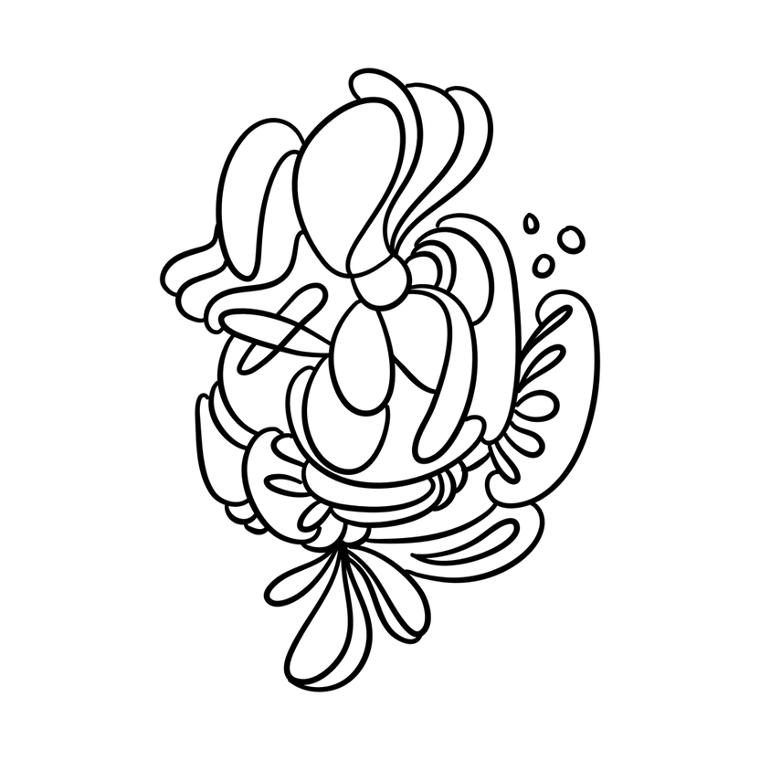 Black And White Image Of A Person