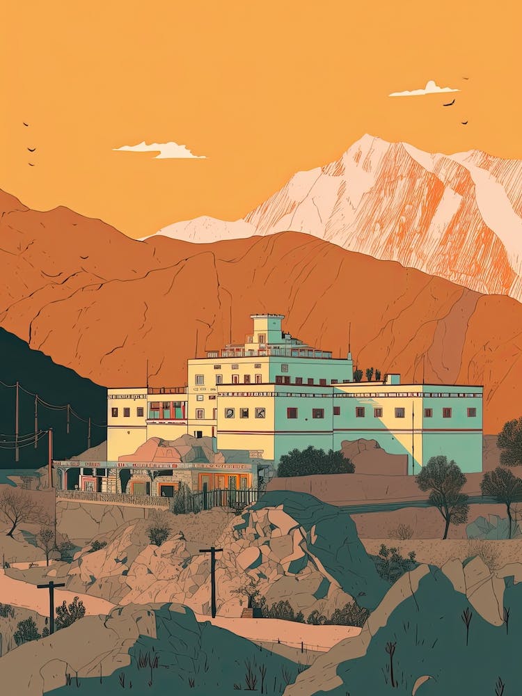 Kabul Afghanistan Illustration de Voyage 1