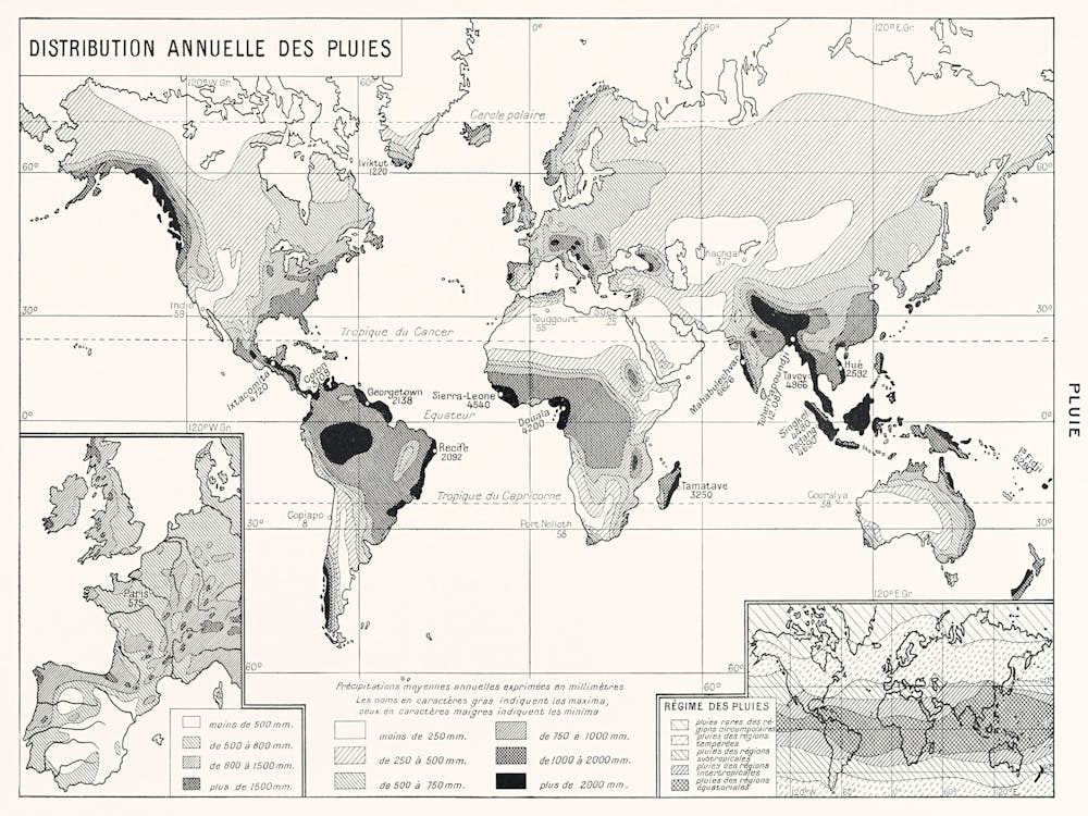 Annual Rainfall Distribution