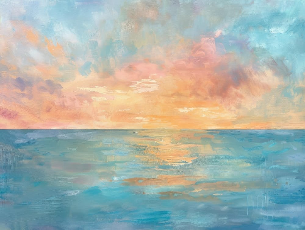 Sunset Over The Ocean 107