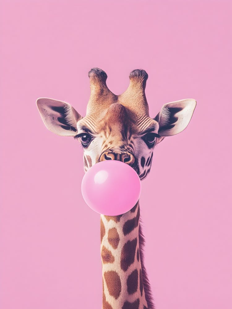 Giraffe Chewing Gum