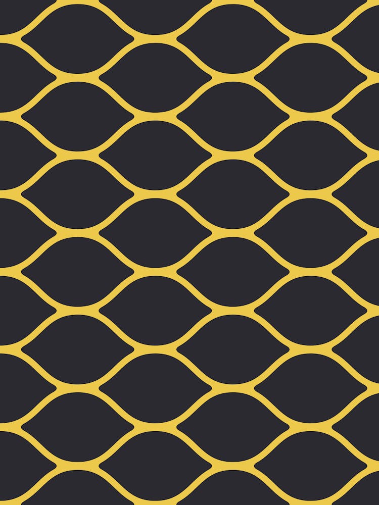 Black And Yellow Seamless Pattern