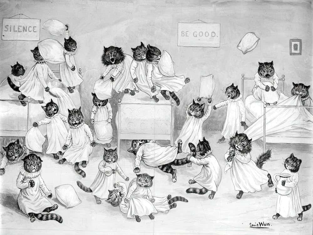 Sleeping Cats, Louis Wain