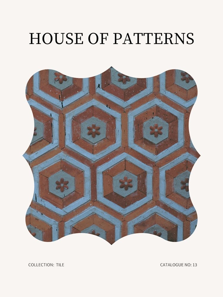 Tile Pattern Poster 13