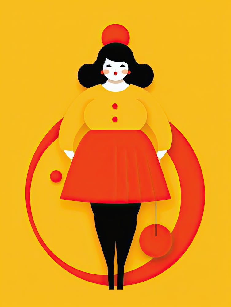 Minimal Body Positivity Art