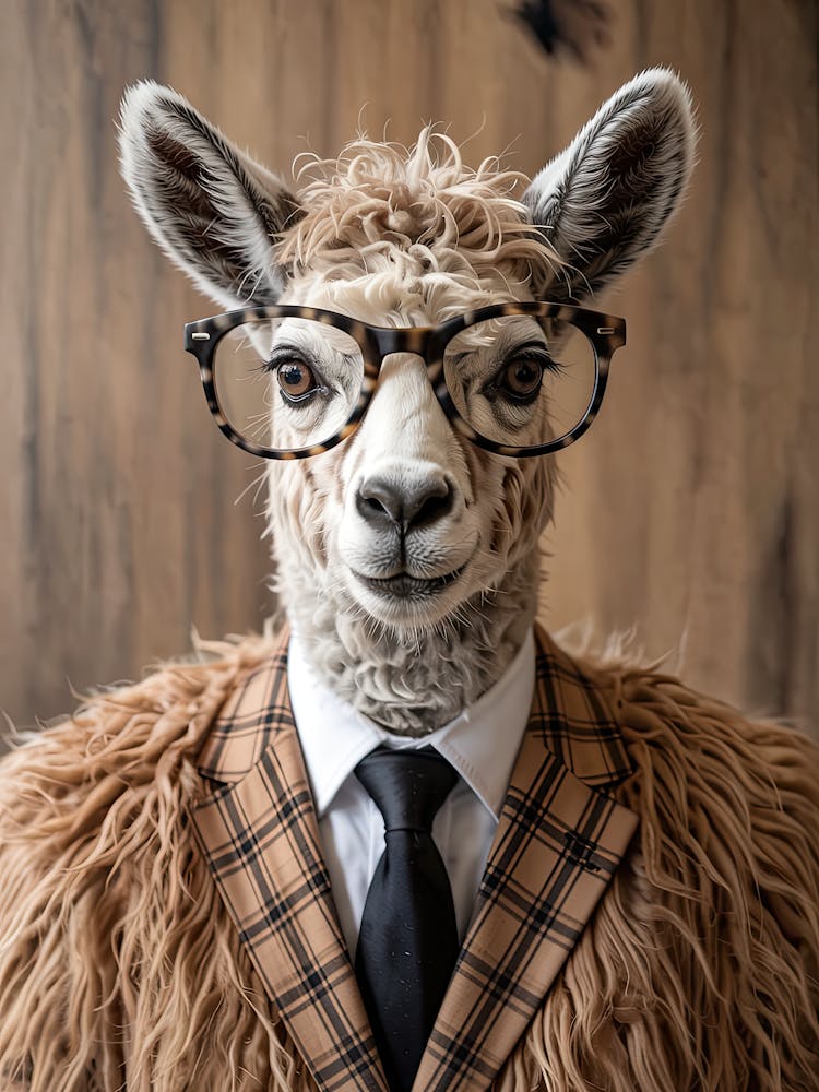 Llama In A Suit 4