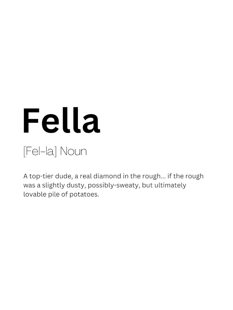 Fella Definition Meaning