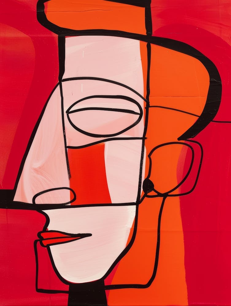 Abstract Portrait Of A Man 8