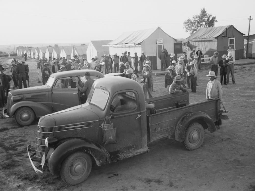 Nyssa, Oregon, Fsa (Farm Security Administration) Mobile Camp, Japanese American Farm Workers Ready To Leave
