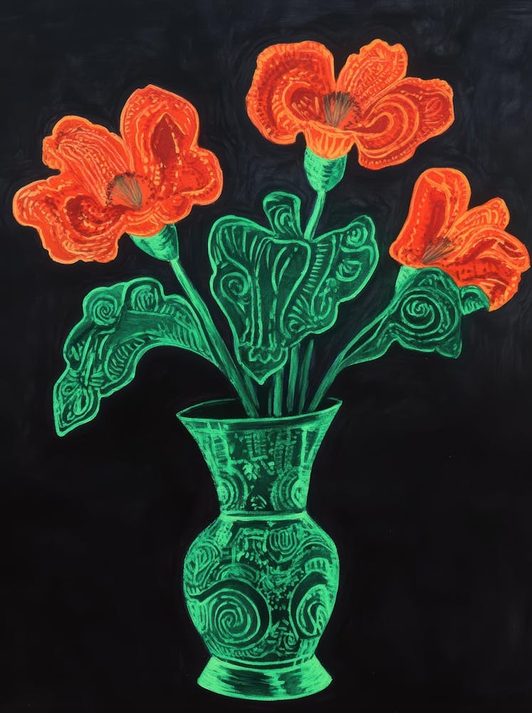 Flowers In A Vase 306