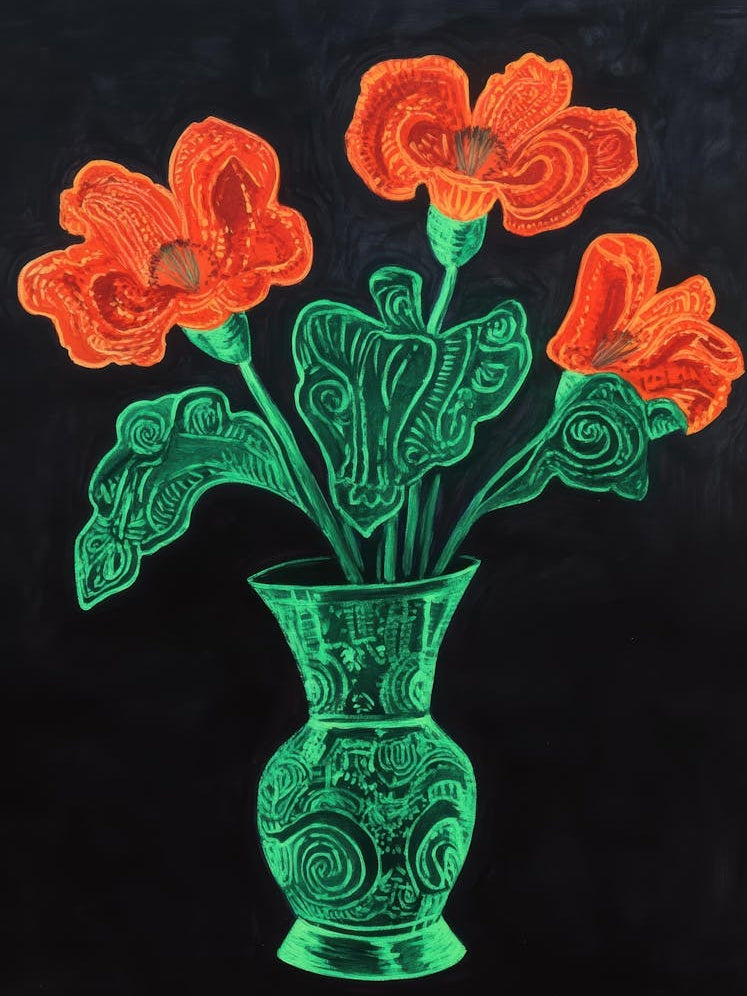 Flowers In A Vase 306