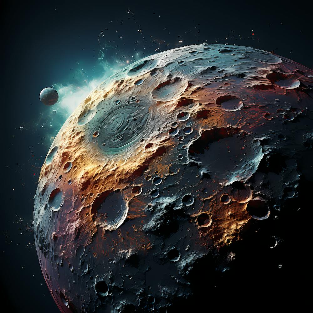 Moon In Space
