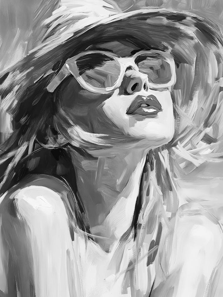 Black And White Painting 113