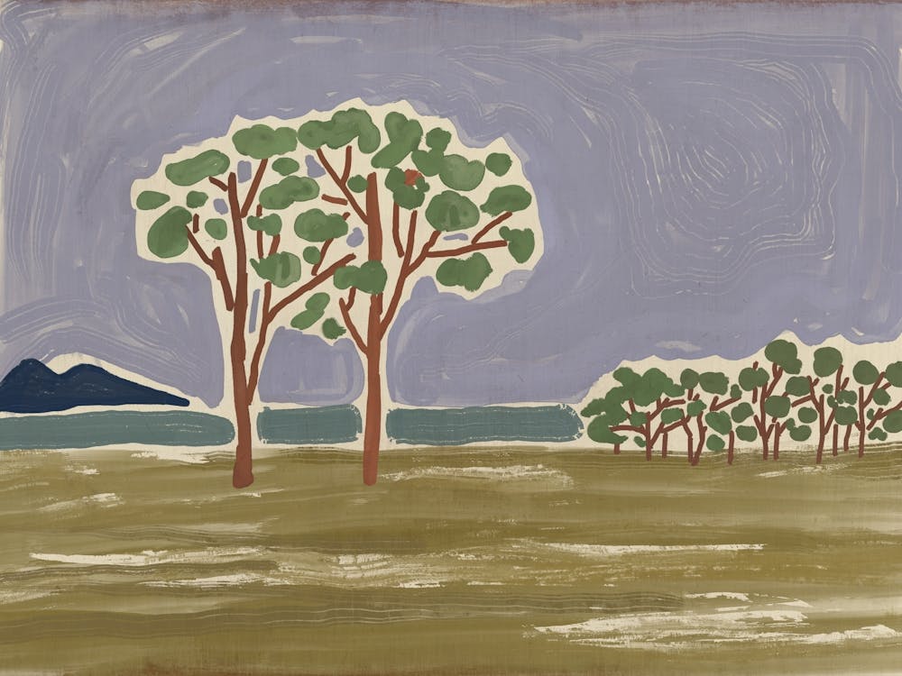 Trees In The Grass