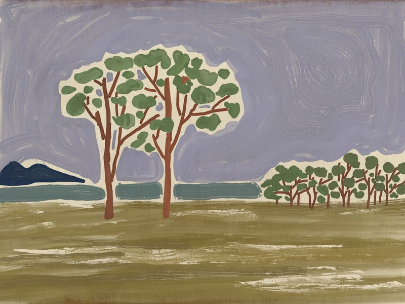 Trees In The Grass