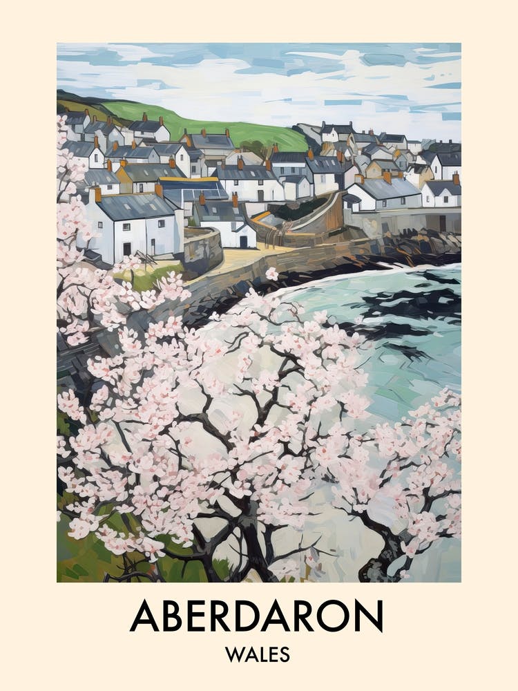 Aberdaron (Wales) Gemälde 2 Reiseposter