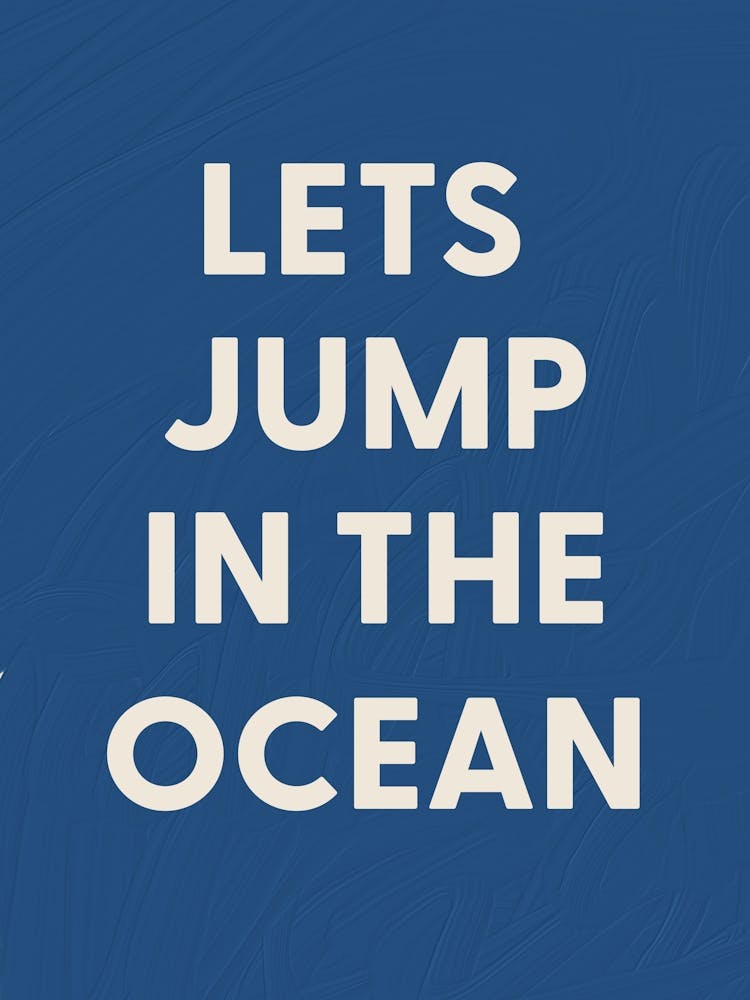 Let's Jump In The Ocean 1