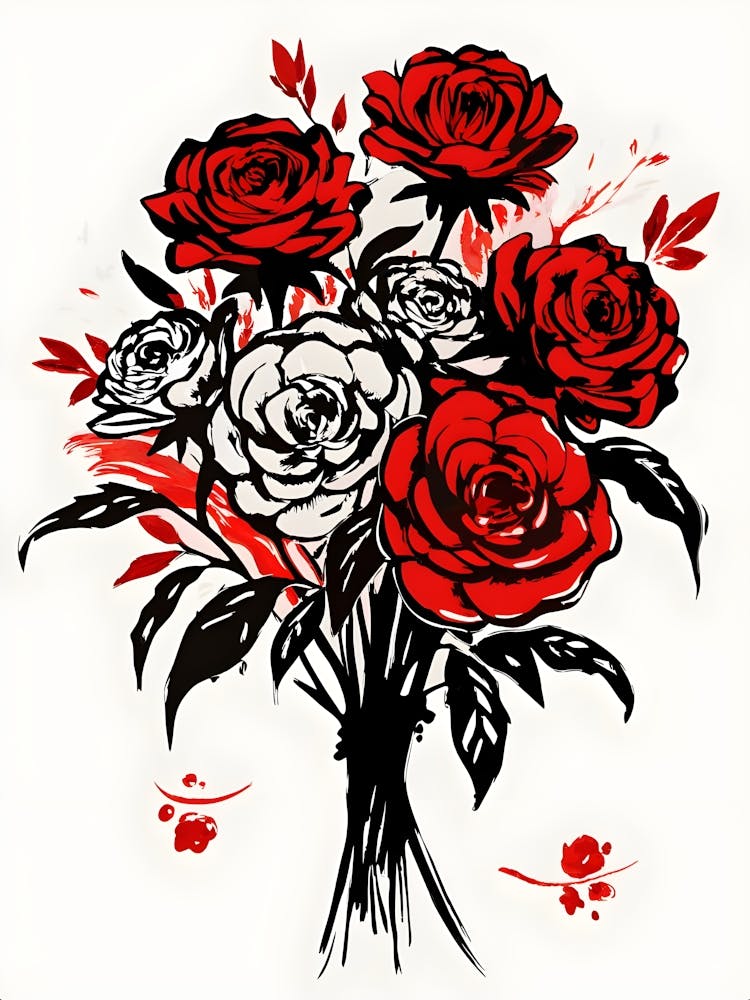 Roses In A Vase 5