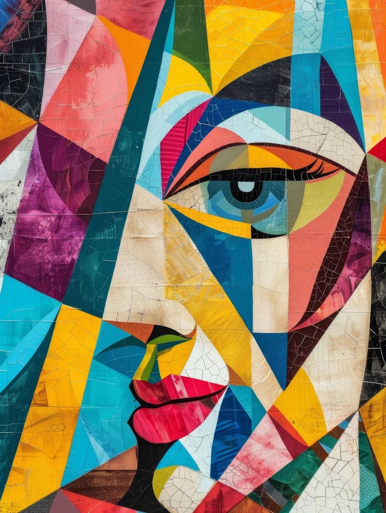 Abstract Portrait Of A Woman 105