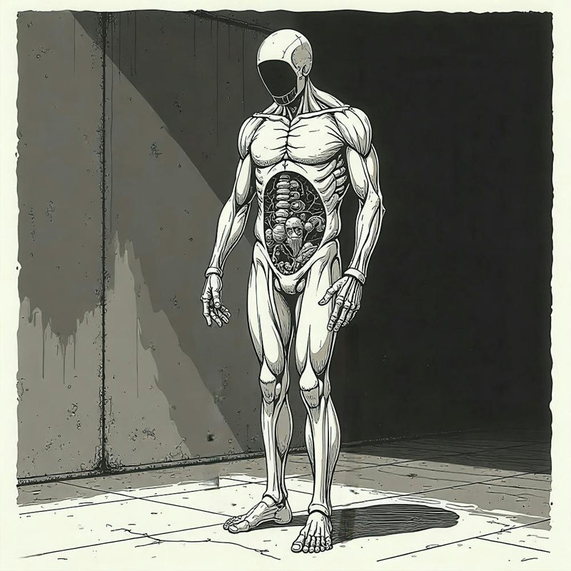 Man In A Skeleton