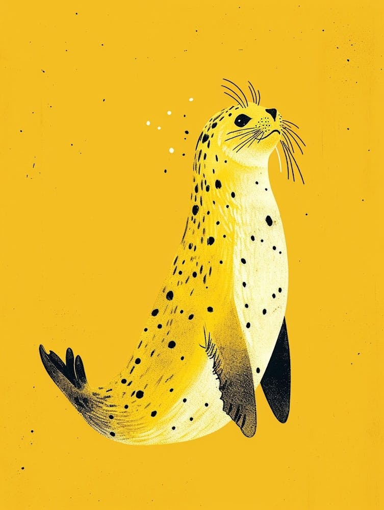 Yellow Harp Seal 2