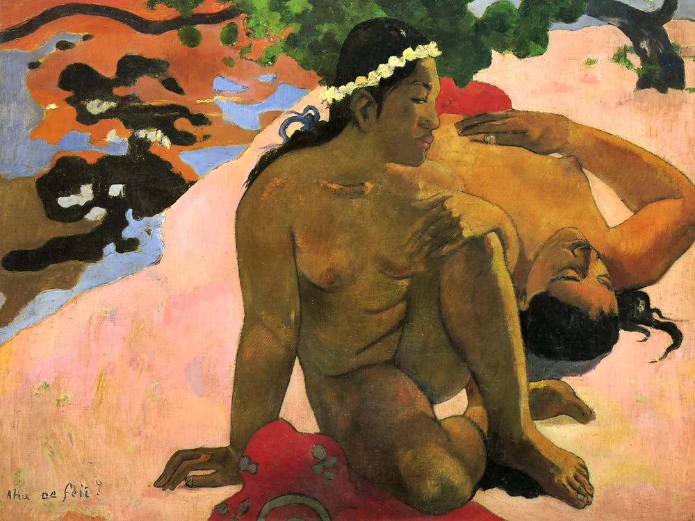What! Are You Jealous (1892), Paul Gauguin