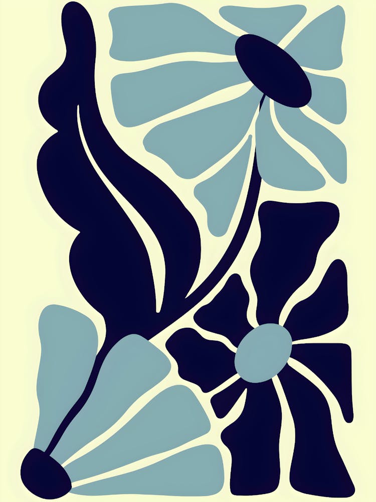 Blue Flowers 2