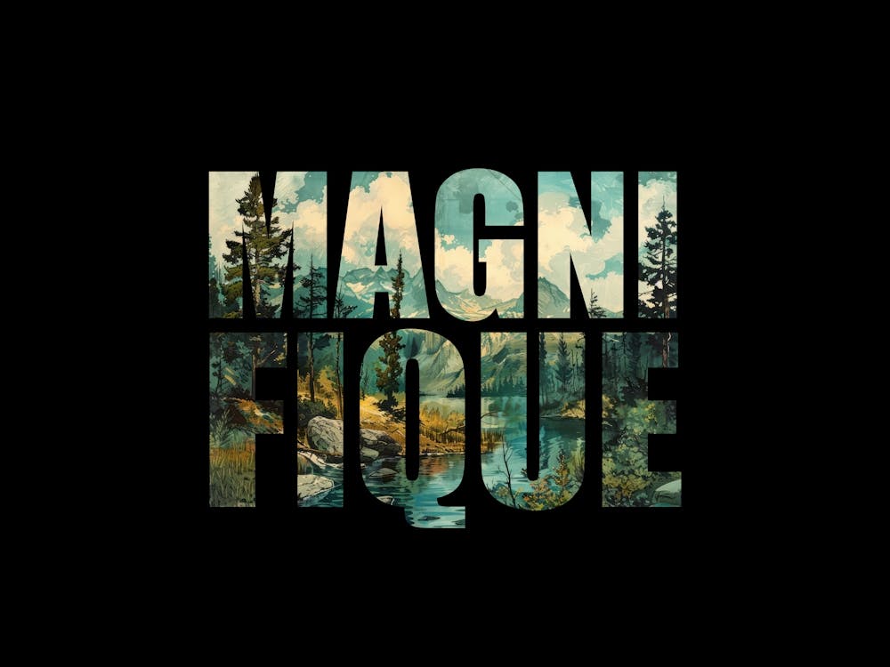 Magnifique Poster Retro Mountains 6