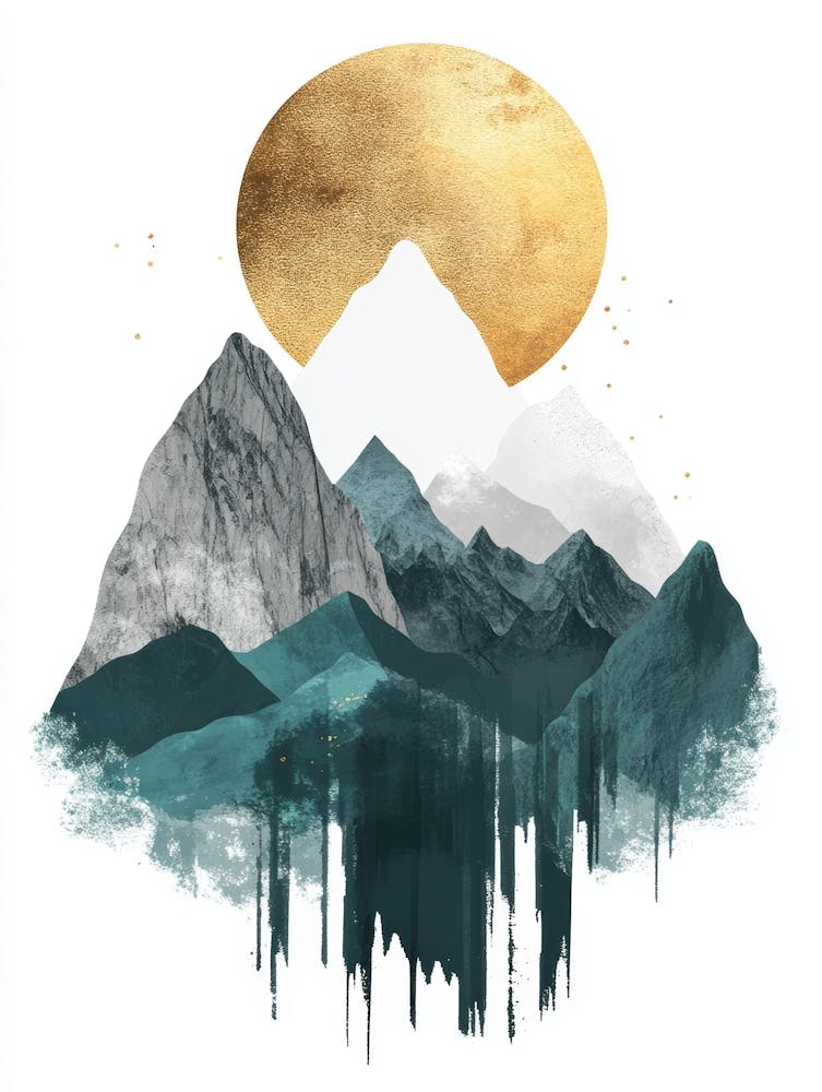 Mountains And Sun 4