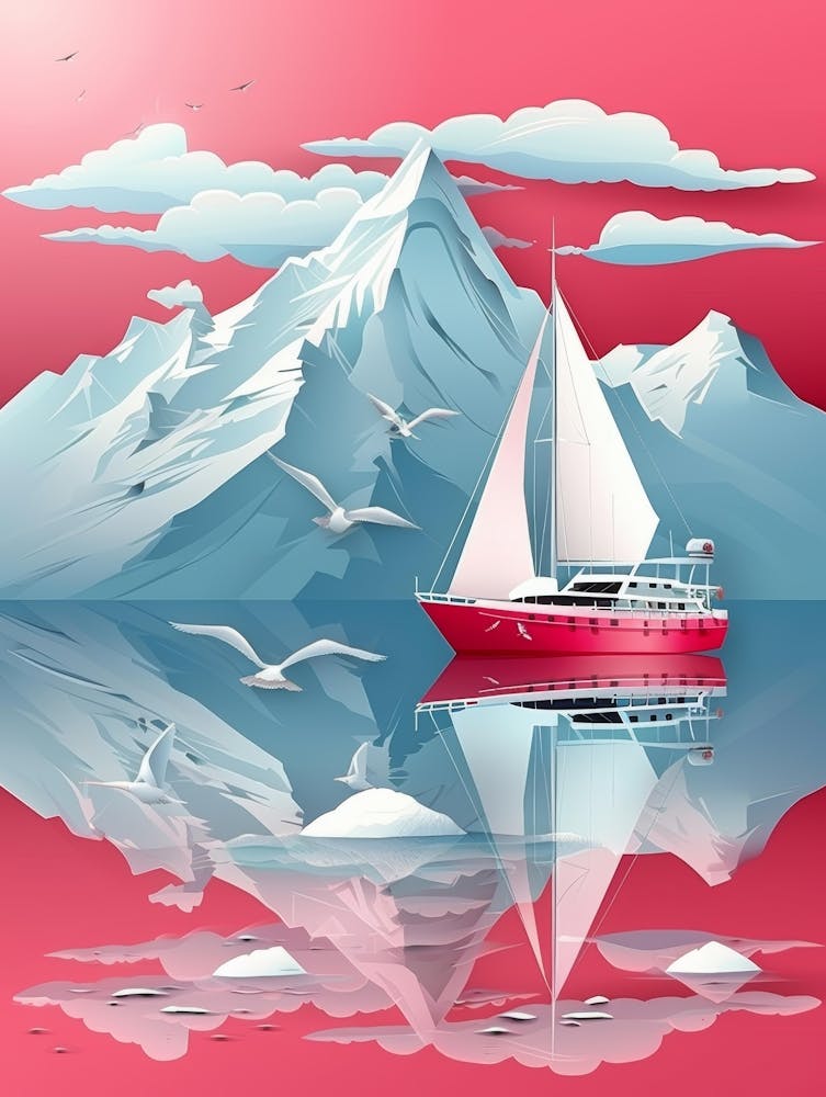 Sailing Boat In The Sea