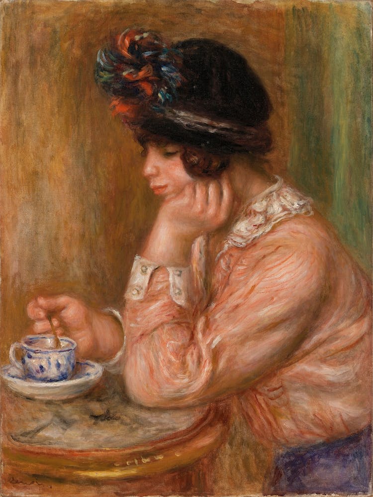Cup Of Chocolate, Pierre Auguste Renoir