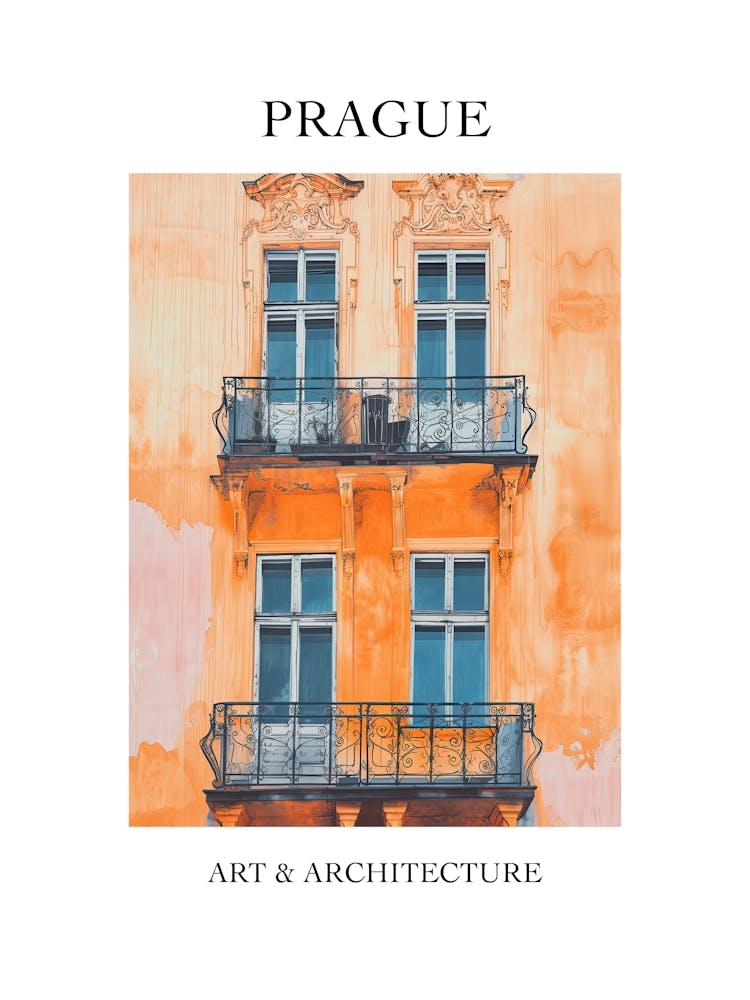 Prague Travel And Architecture Poster 4