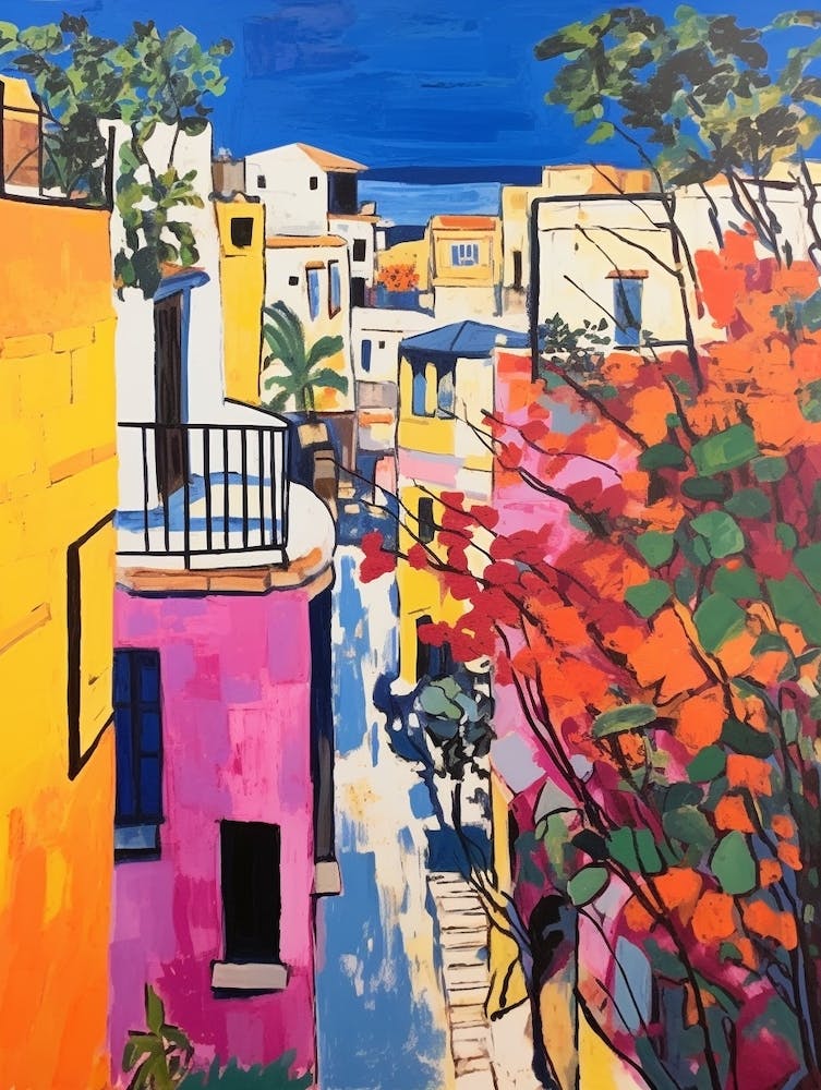 Bari Italy 4 Fauvist Painting