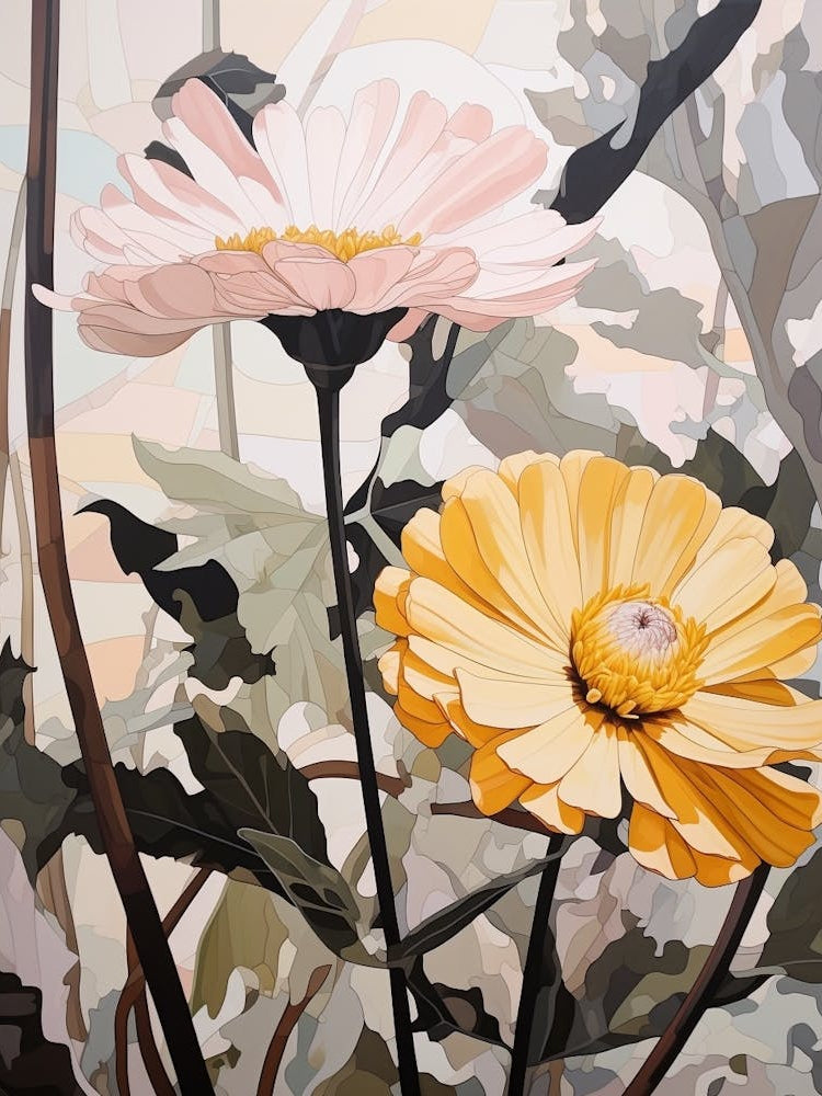 Flower Illustration Calendula 1