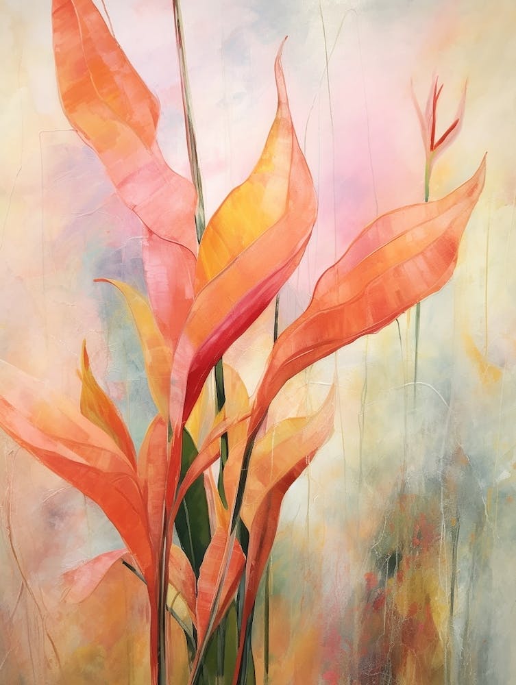 Fall Flower Painting Heliconia 2