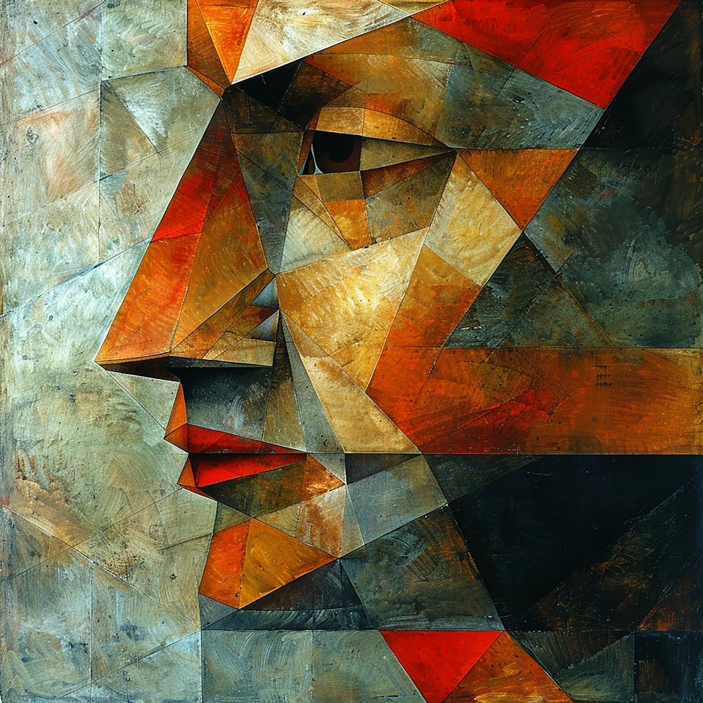 Abstract Portrait Of A Man 6