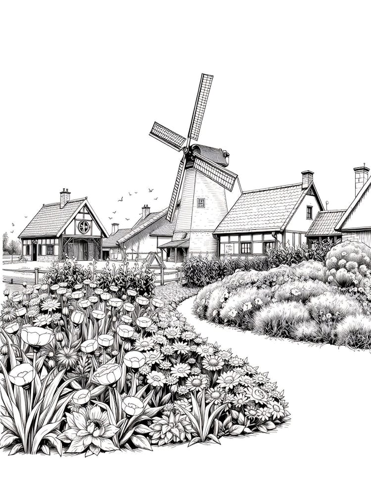 Windmill In The Garden 3