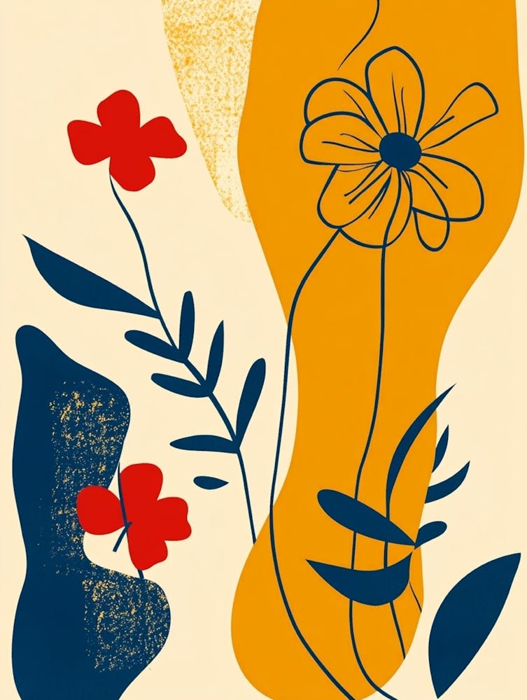 Abstract Floral Painting 32