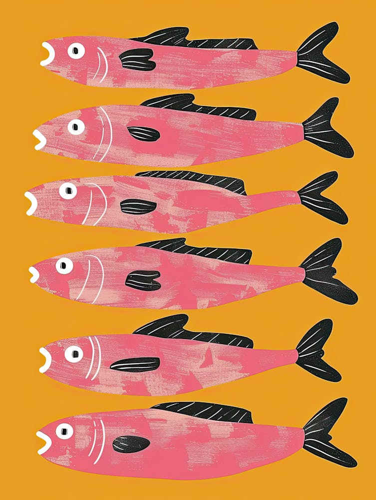 Ocean Symphony Fish Poster