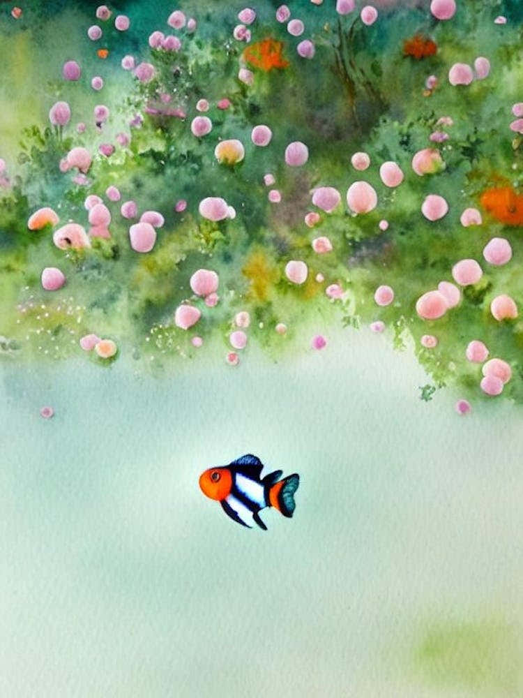 Clownfish Storybook Watercolour