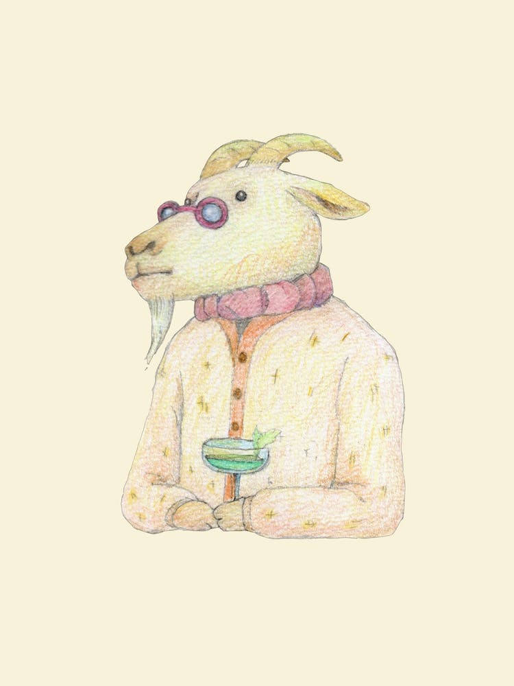 Goat and Glasshopper