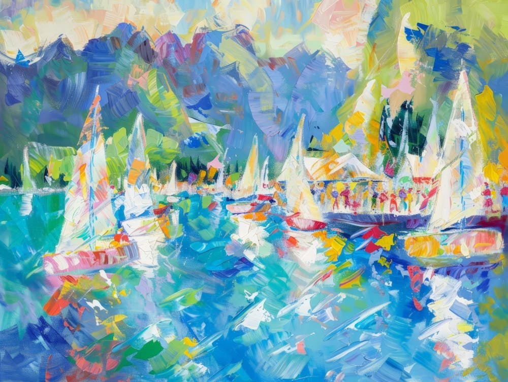 Sailboats In The Harbor 4
