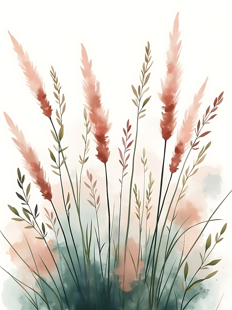 Delicate Botanical Composition For Modern Walls