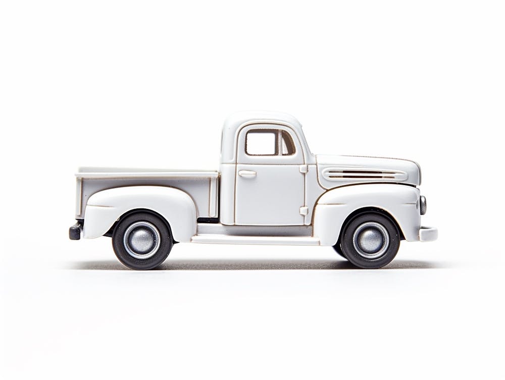 Toy Car 49 Ford F1 White