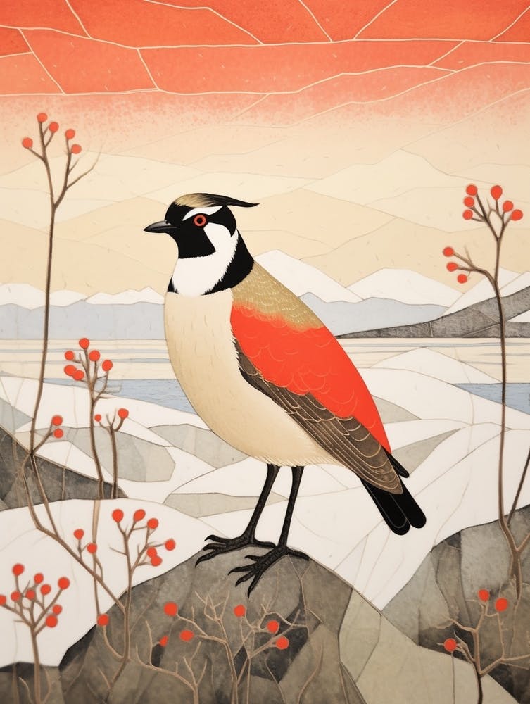 Bird Illustration Lapwing 1