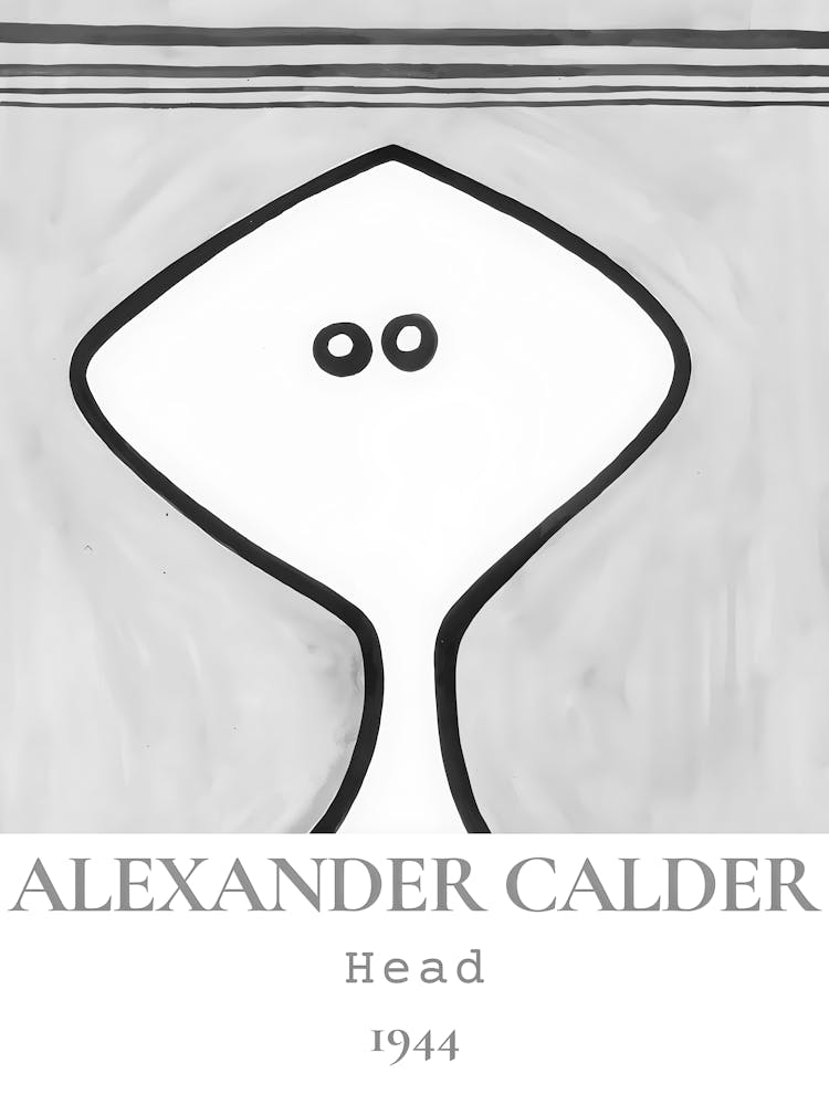 Alexander Calder Head