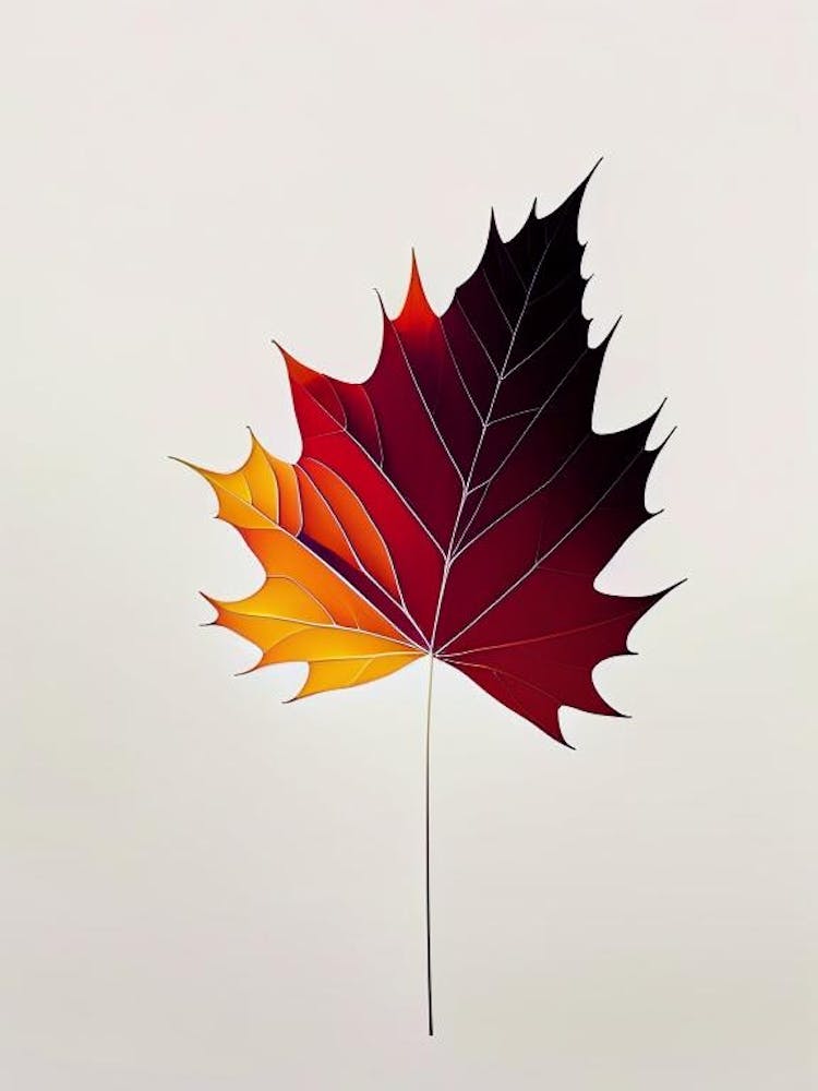Maple Leaf Abstract 3