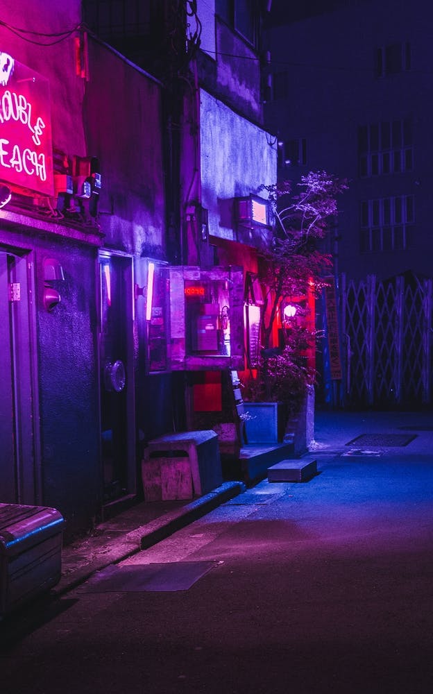 Moody Tokyo Alley