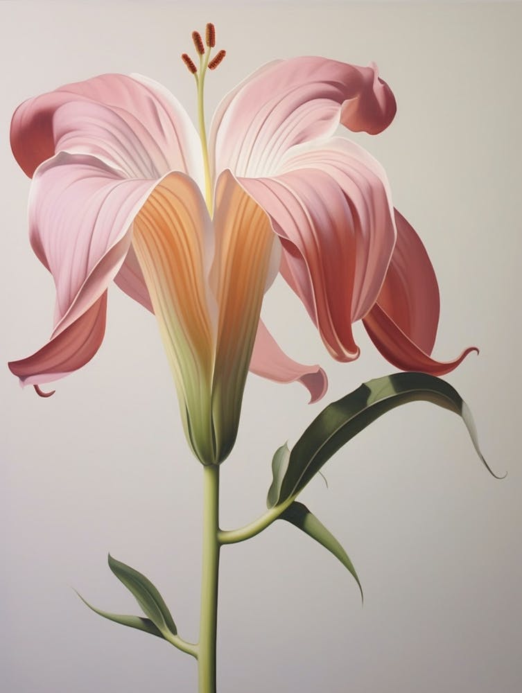 Floral Illustration Gloriosa Lily 1
