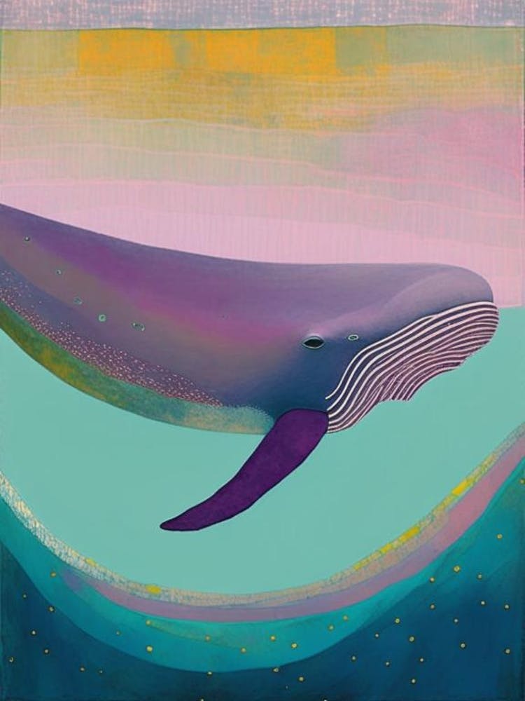 Whale Abstract Painting